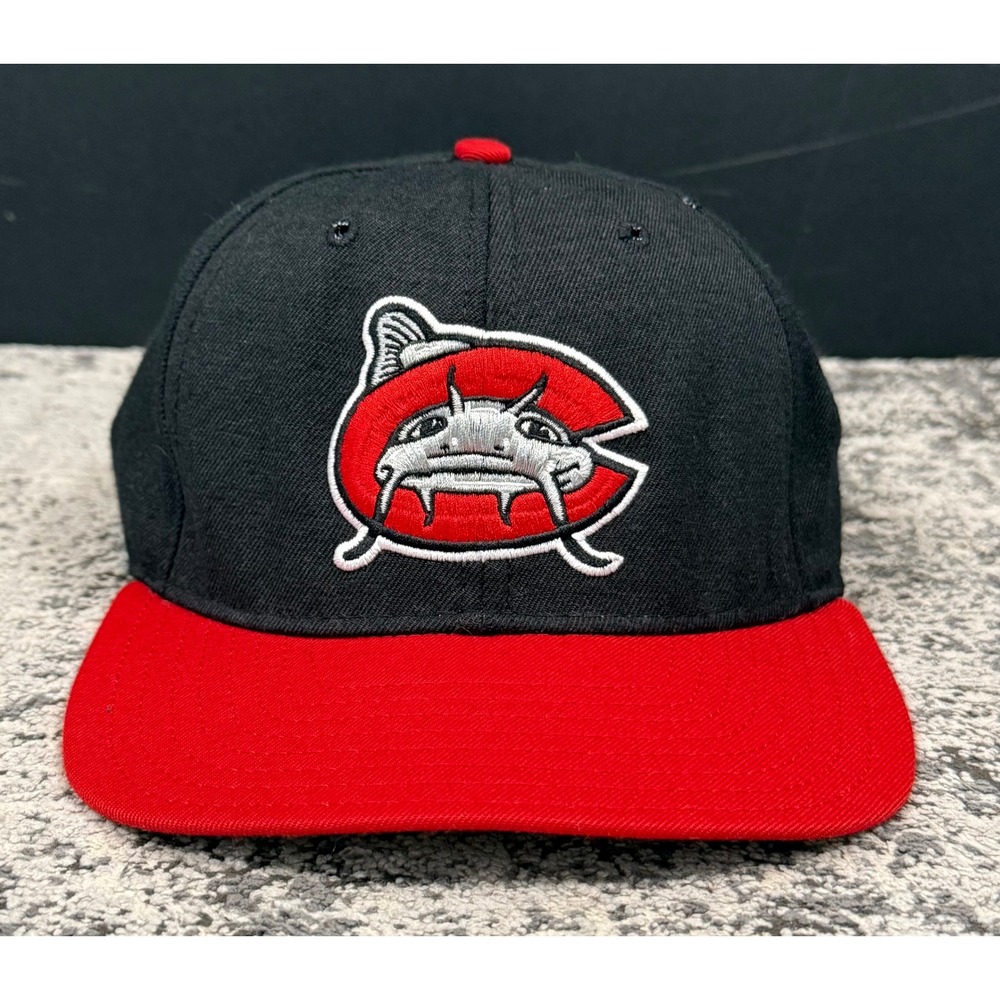 Vintage Carolina Mudcats Hat Snapback The Game MiLB Made USA